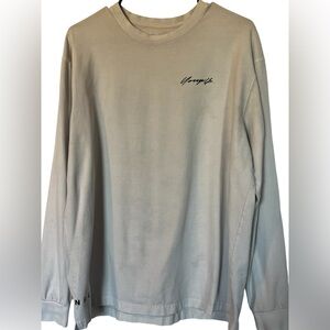 YoungLA oversized off white long sleeve men’s shirt